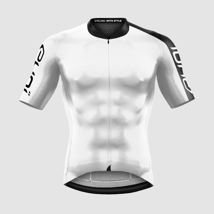 Maillot été EKOI ROAD Blanc Noir