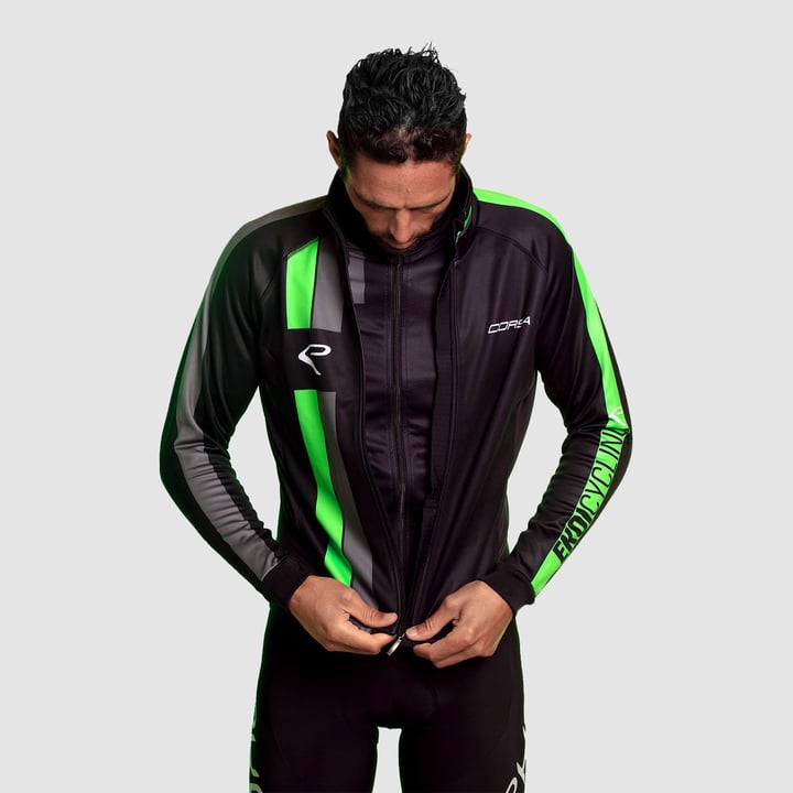 Veste thermique EKOI CORSA Noir Vert