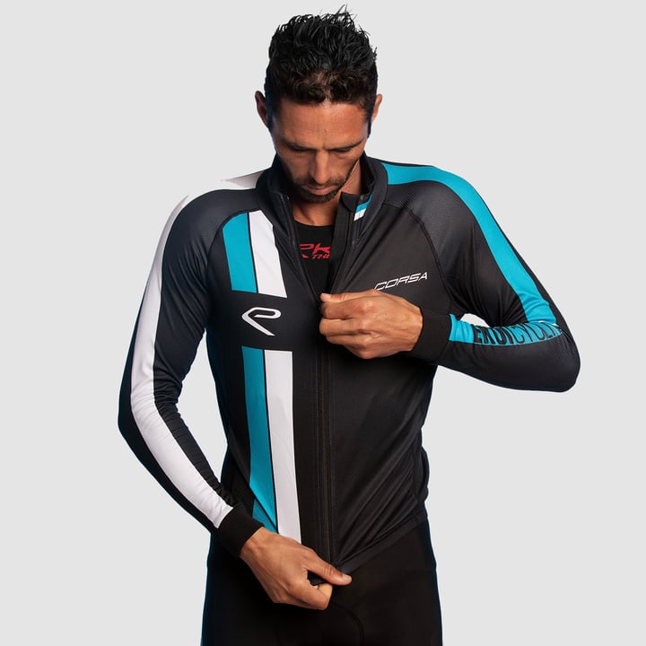 Maillot hiver EKOI CORSA Noir Bleu