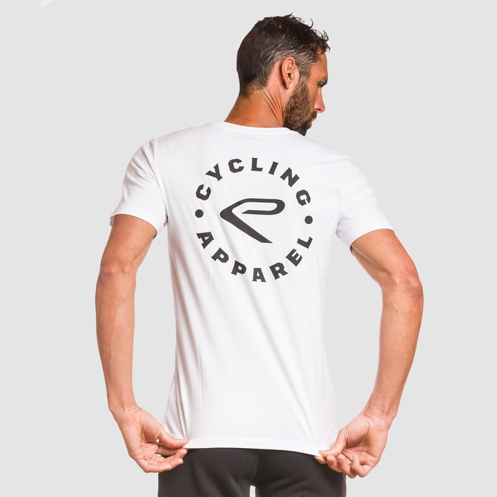 Tee-Shirt EKOI TEE CYCLING APPAREL Blanc