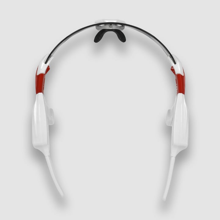 Lunettes Bluetooth E-Music EKOI PREMIUM 70 Blanc Rouge