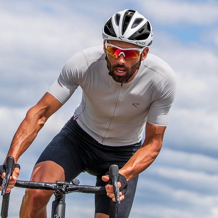 Casque EKOI AR13 EVO Rouge Noir