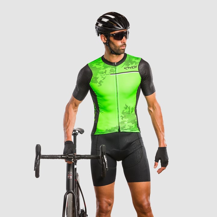 Maillot EKOI All The World Vert Fluo
