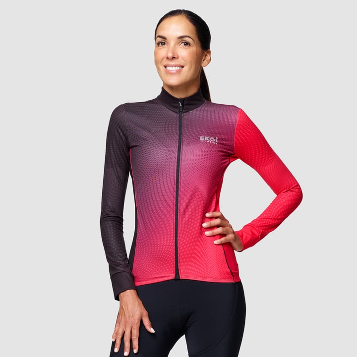 MAILLOT MANCHES LONGUES FEMME EKOI GLOW SHADES NOIR