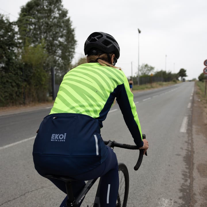 VESTE THERMIQUE FEMME EKOI SPORTY JUNGLE FLUO