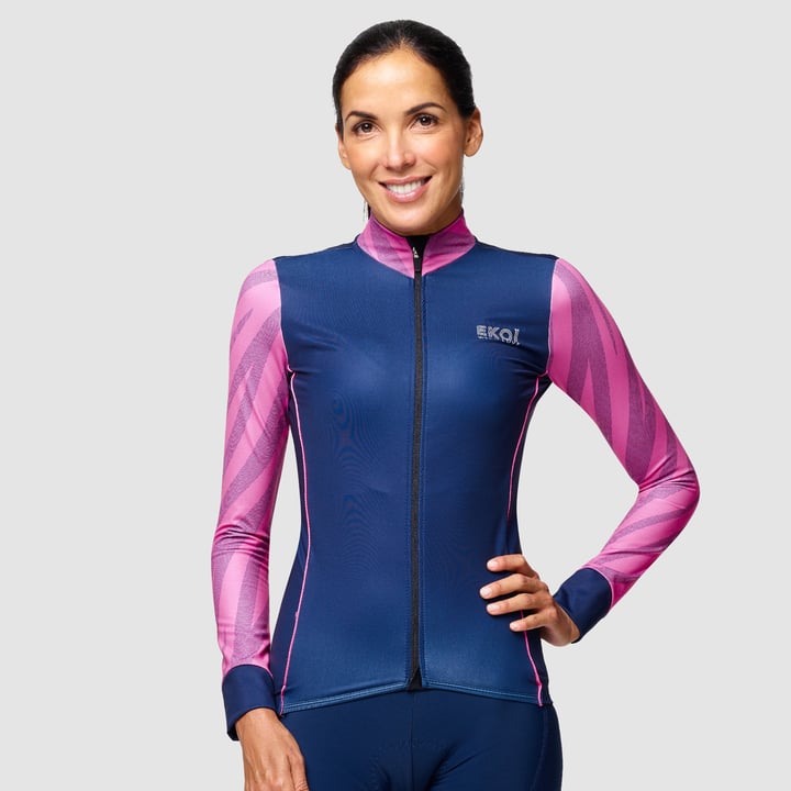 MAILLOT MANCHES LONGUES FEMME EKOI SPORTY JUNGLE ROSE