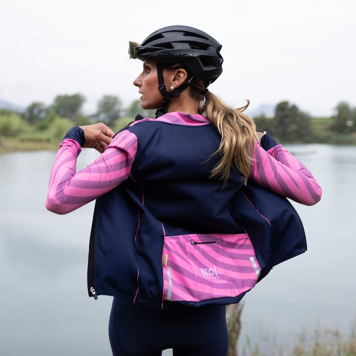 MAILLOT MANCHES LONGUES FEMME EKOI SPORTY JUNGLE ROSE