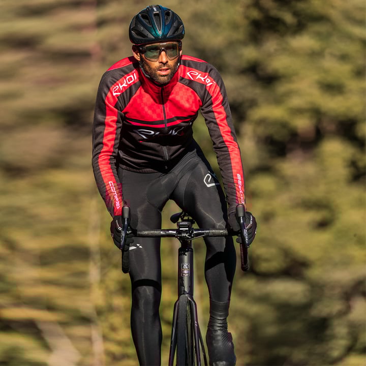 VESTE HIVER THERMIQUE EKOI COMP22 ROUGE
