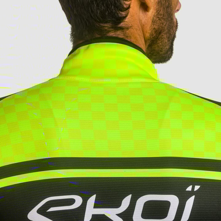 VESTE HIVER THERMIQUE EKOI COMP22 JAUNE FLUO
