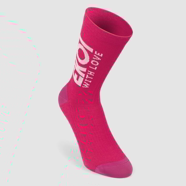 CHAUSSETTES FEMME LAINE MERINOS FUSCHIA