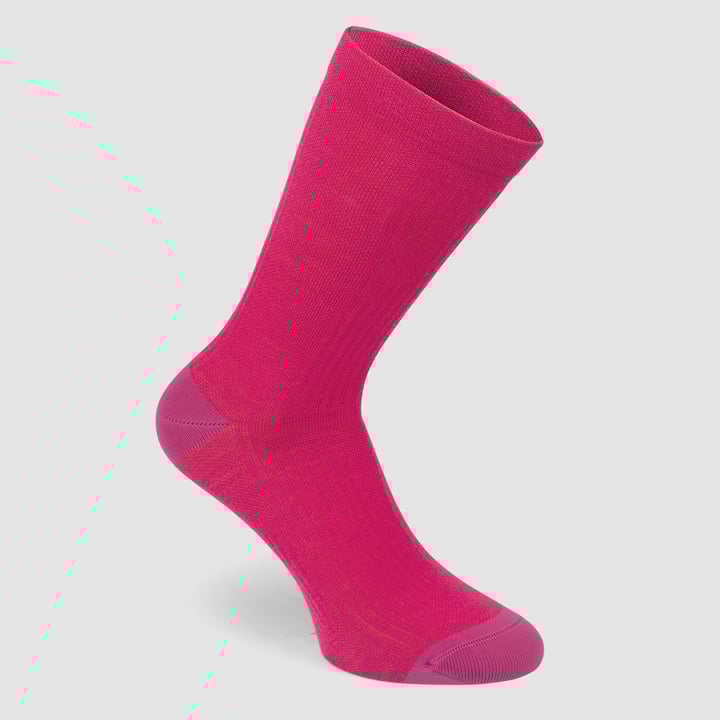 CHAUSSETTES FEMME LAINE MERINOS FUSCHIA