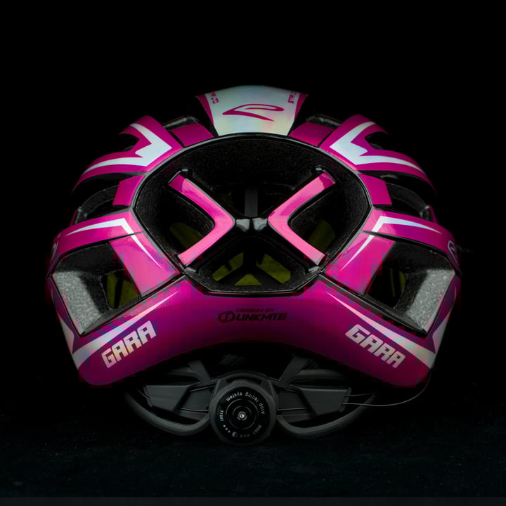 Casque EKOI GARA STAR LTD Chrome Rose