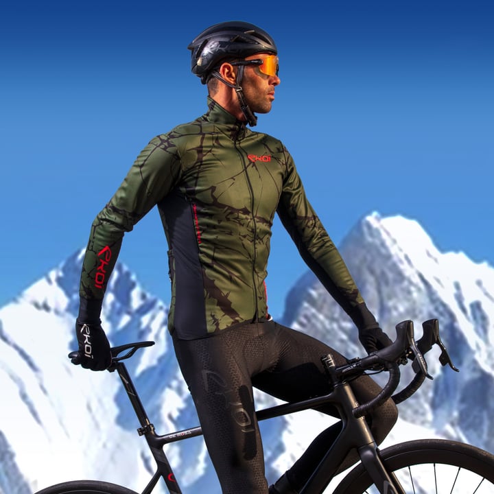 Veste thermique EKOI MARBRE Kaki