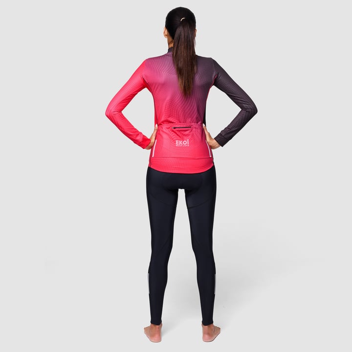 MAILLOT MANCHES LONGUES FEMME EKOI GLOW SHADES NOIR