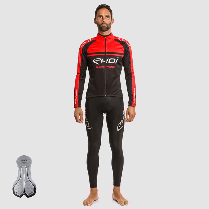 VESTE HIVER THERMIQUE EKOI COMP22 ROUGE