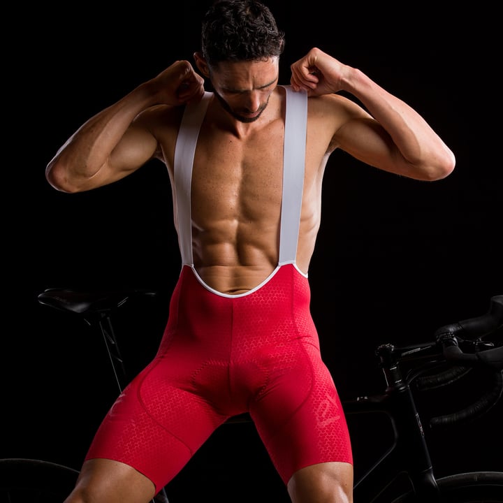 Pantaloncino EKOI 3D GEL PERF HEXA Rosso
