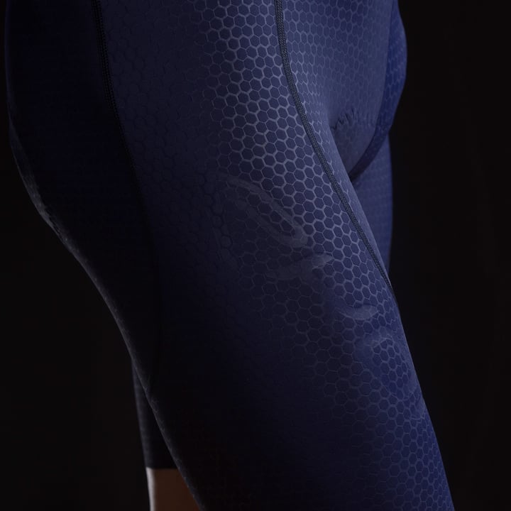 Bib-shorts EKOI 3D GEL PERF HEXA marine blå