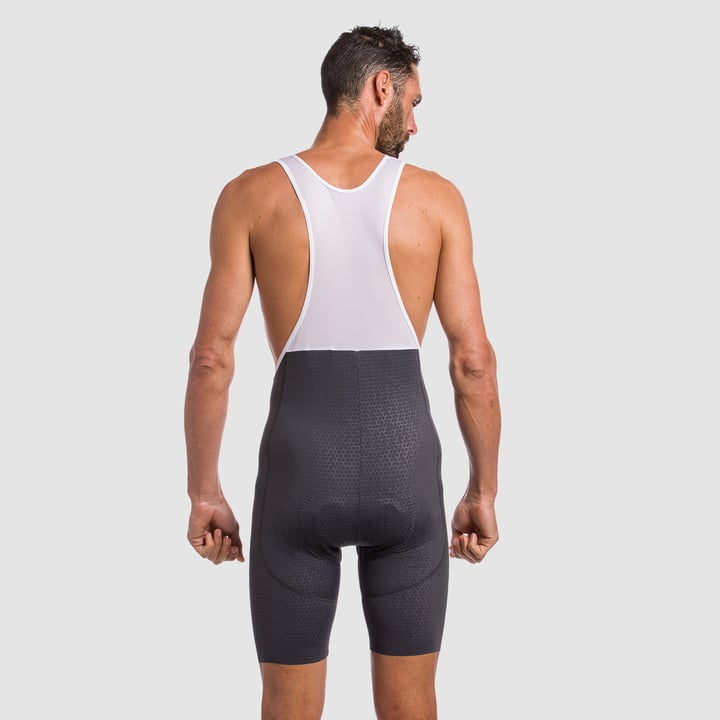 Bib-shorts EKOI 3D GEL PERF HEXA grå