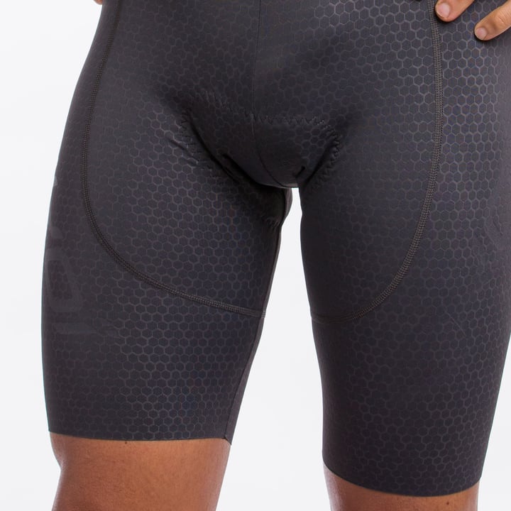 Bib-shorts EKOI 3D GEL PERF HEXA grå