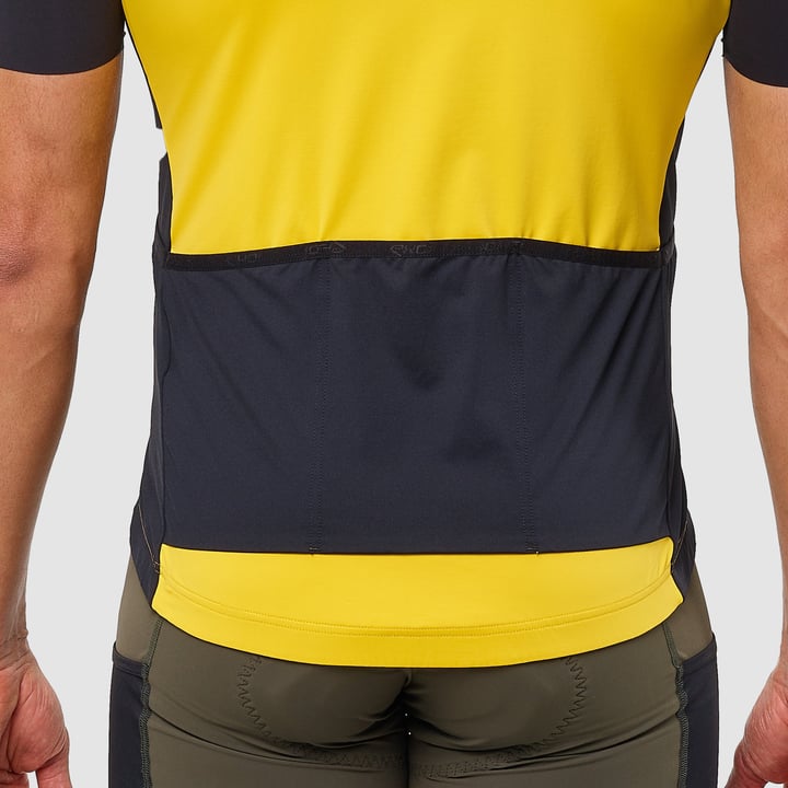 Uniwersalna koszulka z krótkim rękawem EKOI GRAVEL PERFORMANCE żółta