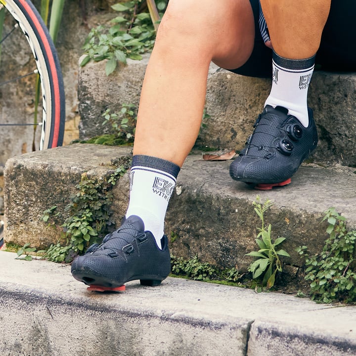 CHAUSSETTES FEMME EKOI ESSENTIALS BLANC / NOIR