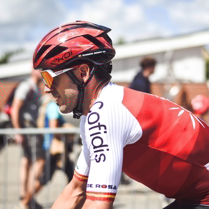 Casque EKOI AR14 STAR LTD Chrome Rouge
