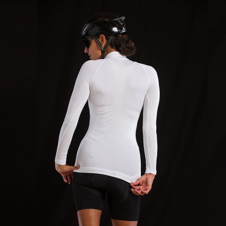 SOUS MAILLOT FEMME THERMO COL MONTANT ZIPPE ERIN BLANC