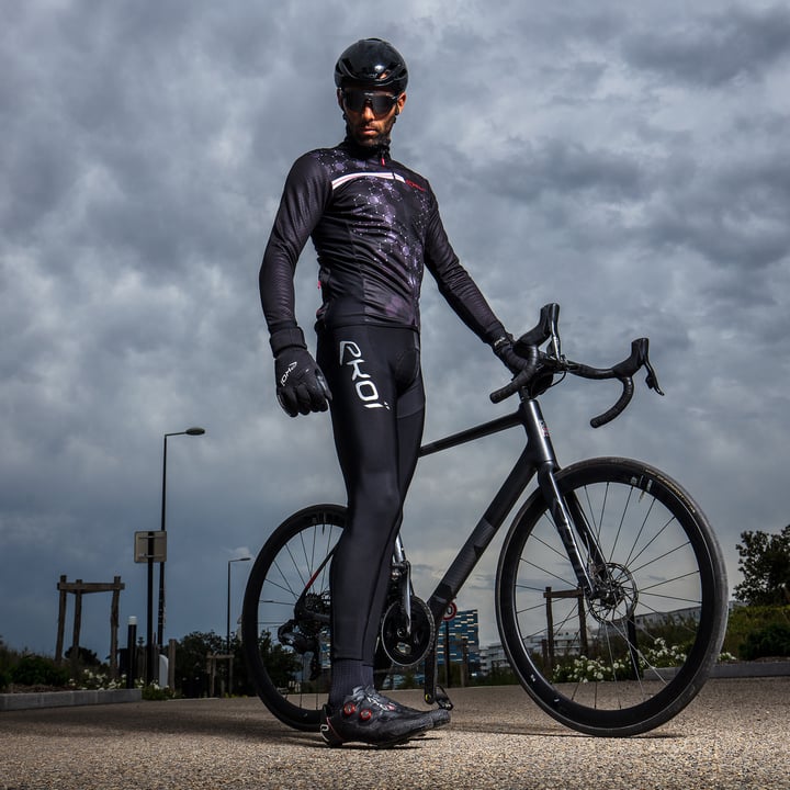 Collant EKOI Gel Noir Longues distances