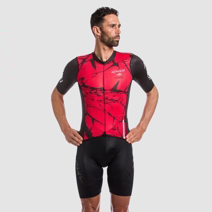 Maillot EKOI OUTLAST MARBRE Rouge