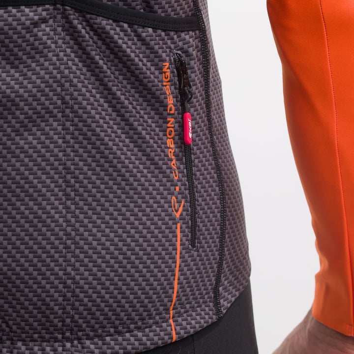 Maillot manches longues EKOI CARBON Orange fluo