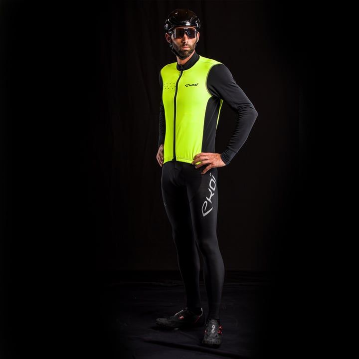 Maillot manches longues EKOI STRADA Jaune fluo