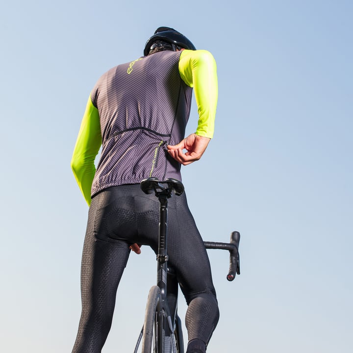 Maillot manches longues EKOI CARBON Jaune fluo