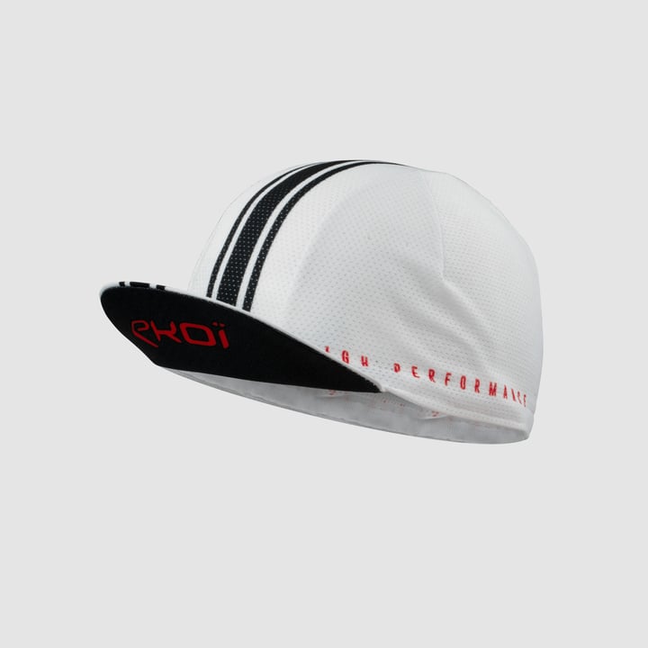 EKOI HIGH PERFORMANCE WHITE cycling cap
