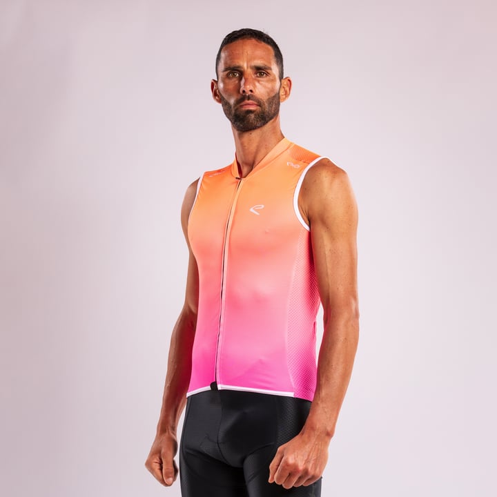 MAILLOT SANS MANCHES EKOI AEROLITE ORANGE FLUO