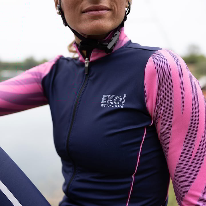 MAILLOT MANCHES LONGUES FEMME EKOI SPORTY JUNGLE ROSE
