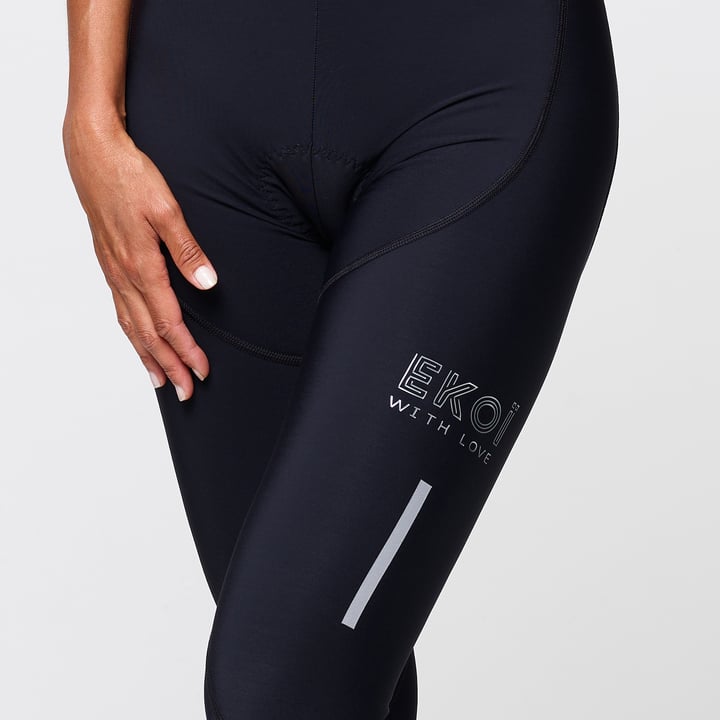 MAILLOT MANCHES LONGUES FEMME EKOI STRIPES NOIR