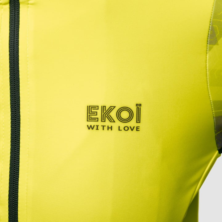 Maillot manches longues Femme EKOI GEOMETRIK jaune