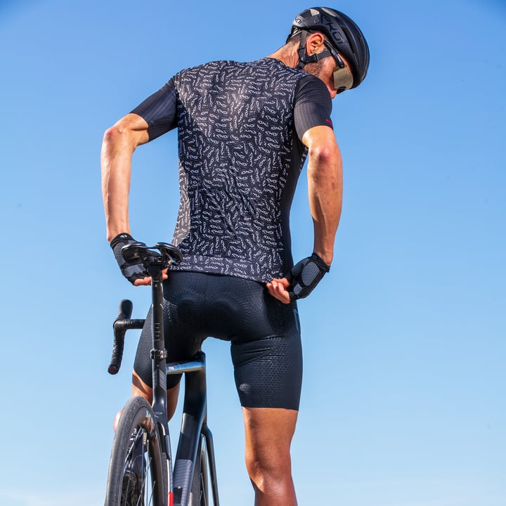 MAILLOT ETE EKOI ALL OVER A23 NOIR