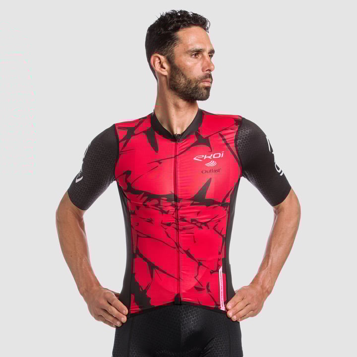 Maillot EKOI OUTLAST MARBRE Rouge