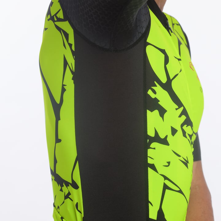 Maillot EKOI OUTLAST MARBRE Jaune fluo