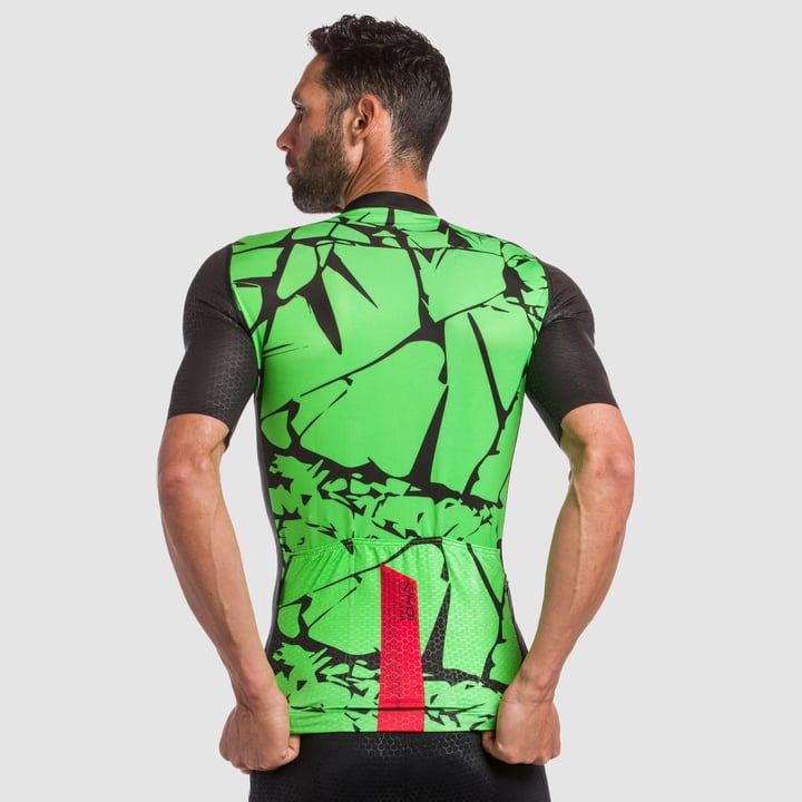 Maillot EKOI OUTLAST MARBRE Vert fluo
