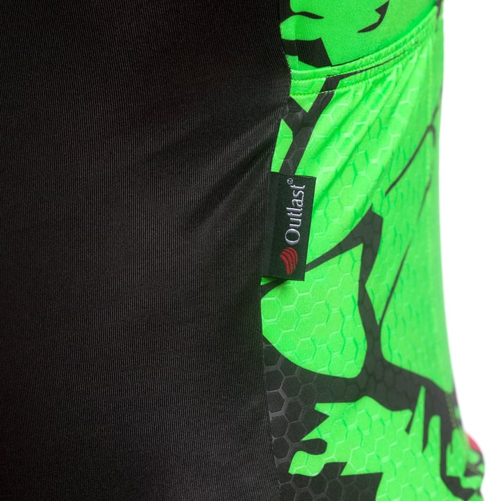 Maillot EKOI OUTLAST MARBRE Vert fluo