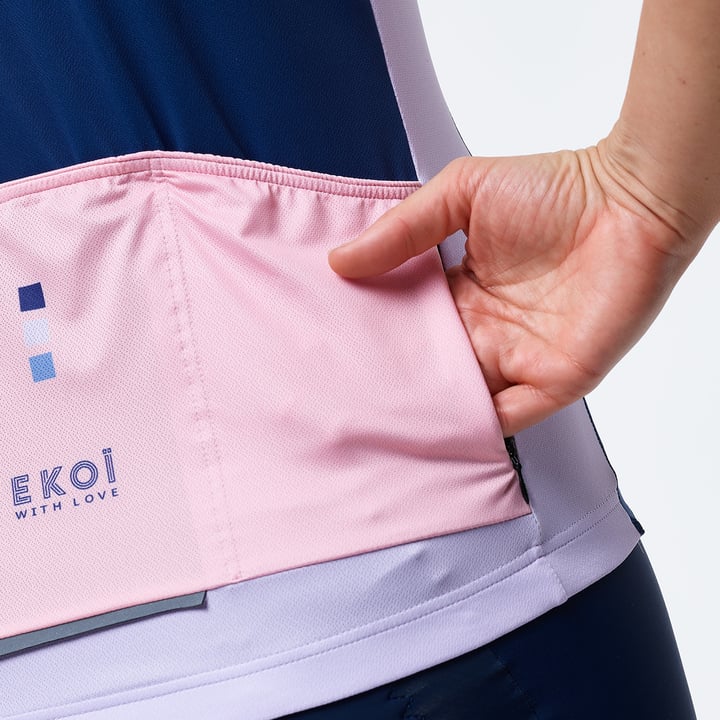 MAILLOT FEMME EKOI COLOR BLOCK MARINE