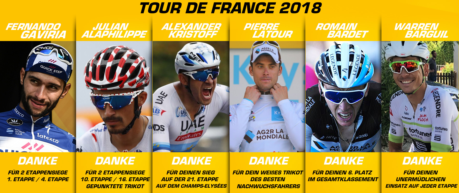 Tour de France 2018 Merci EKOI