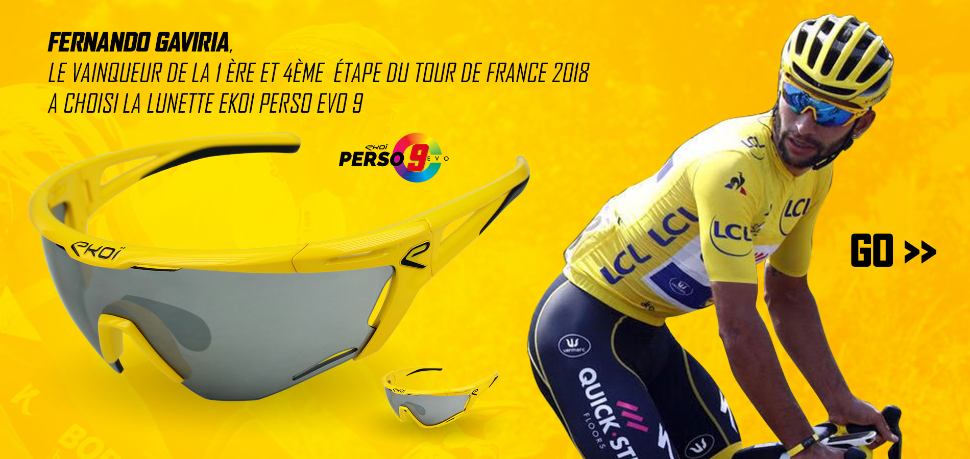 EKOI PERSO EVO 9 Fernando Gaviria Tour de France 2018 Glasses