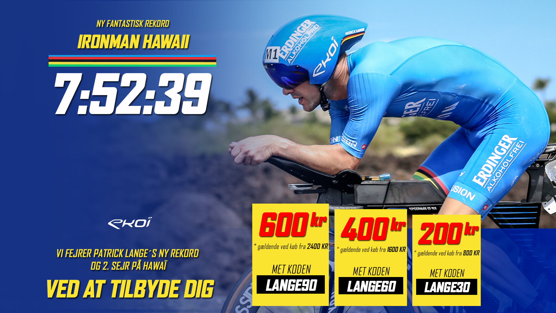 Patrick Lange nouveau record IronMan Hawai