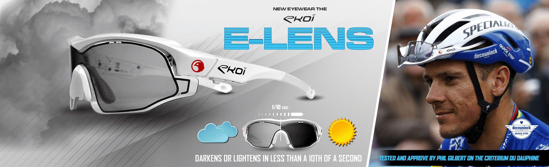 Nouvelle lunette E-LENS EKOI et son verre electronique photochromique