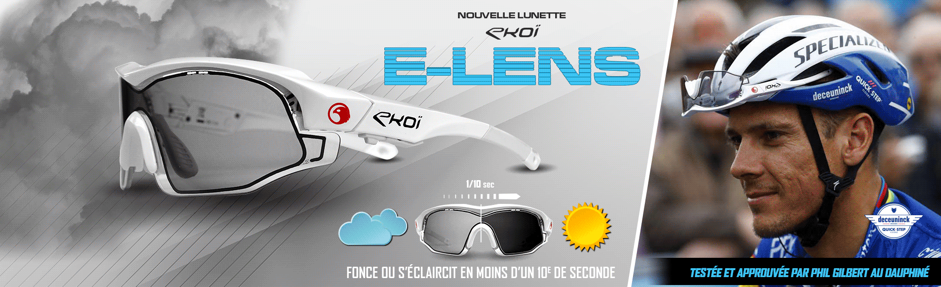 Nya E-LENS EKOI-glasögon och dess fotokroma elektroniska lins