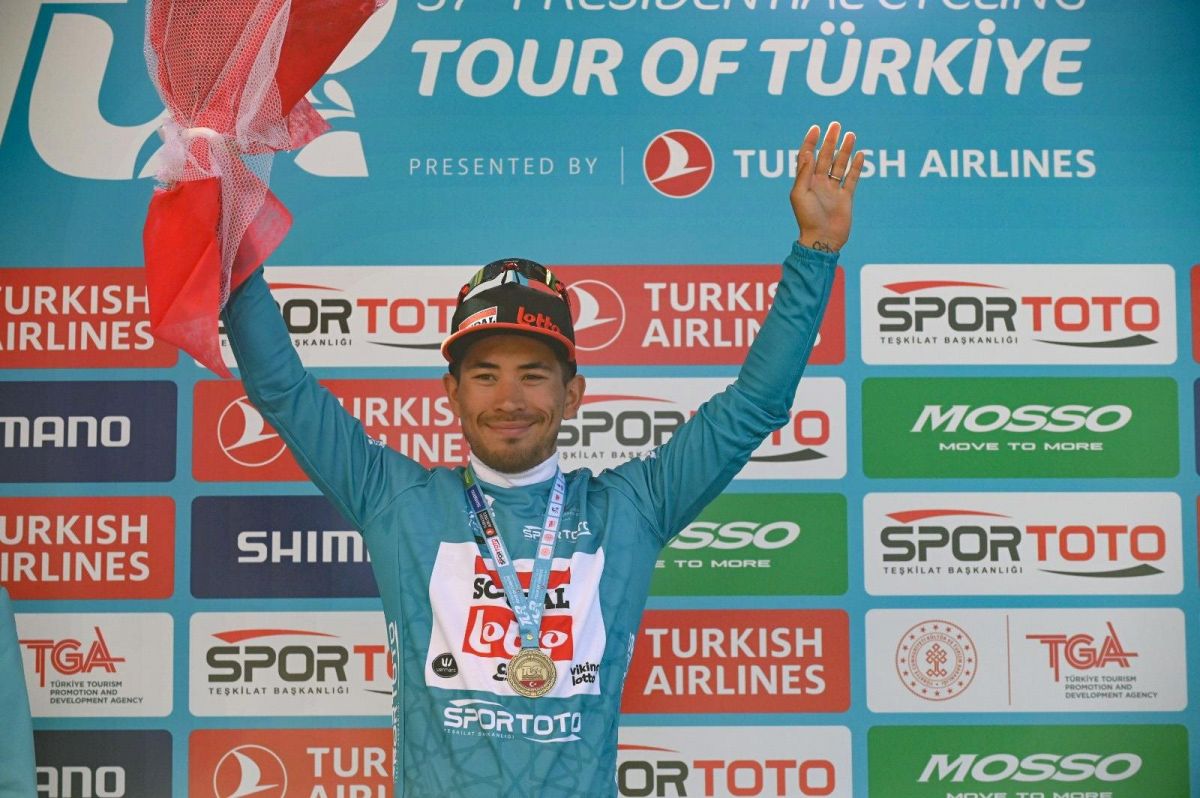 Caleb Ewan new leader of the Presidential Cycling Tour of Turkey