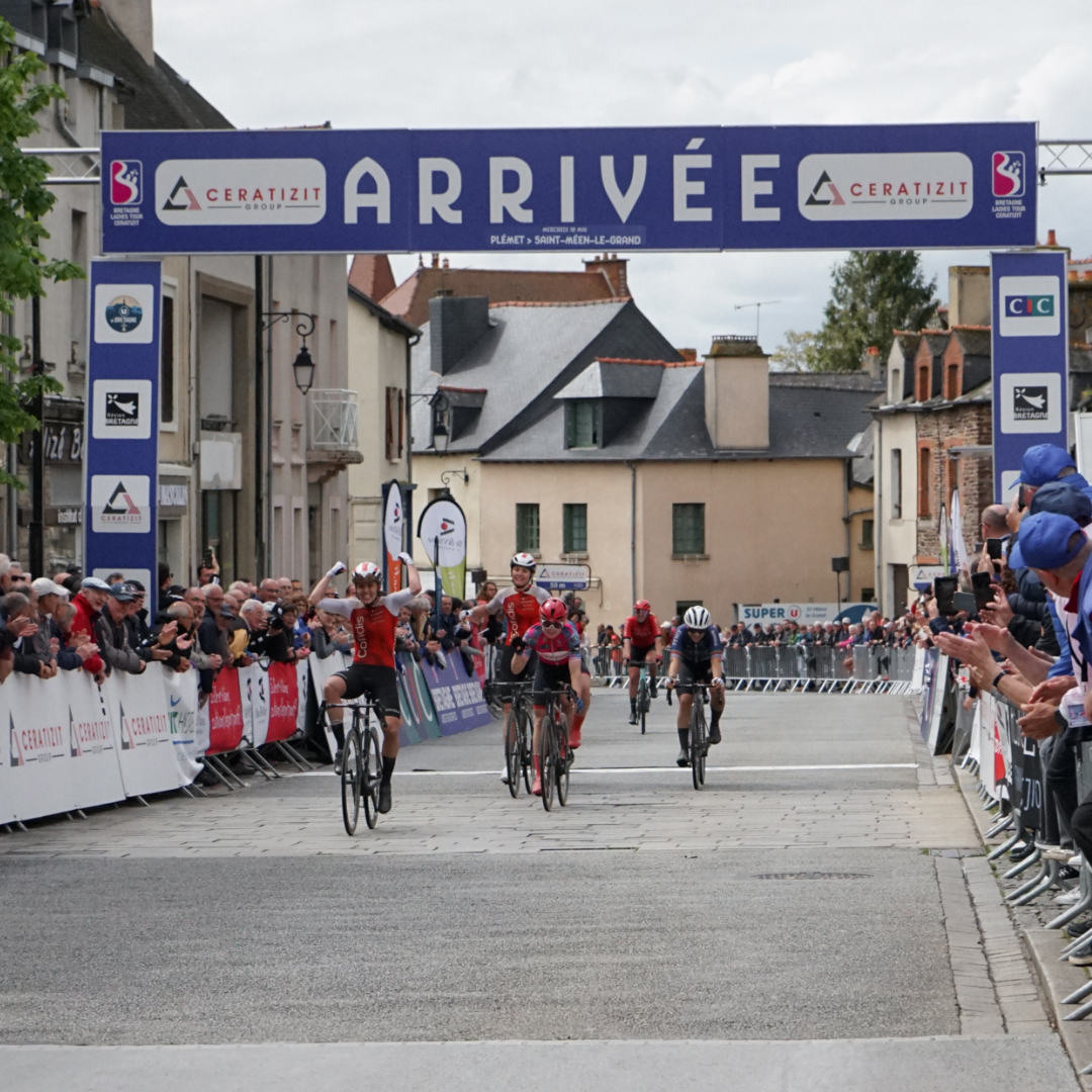 Valentine Fortin (Cofidis) wins the 2nd stage of Bretagne Laides Tour Ceratizit
